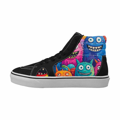 WOMEN'S Goofy Cartoon Monster High Top Canvas Aesthetic Shoes