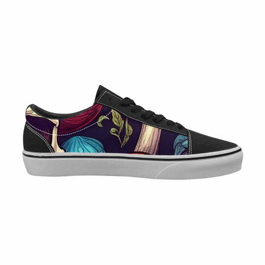 WOMEN'S Mushroom Skull Canvas Lace-Up Aesthetic Shoes