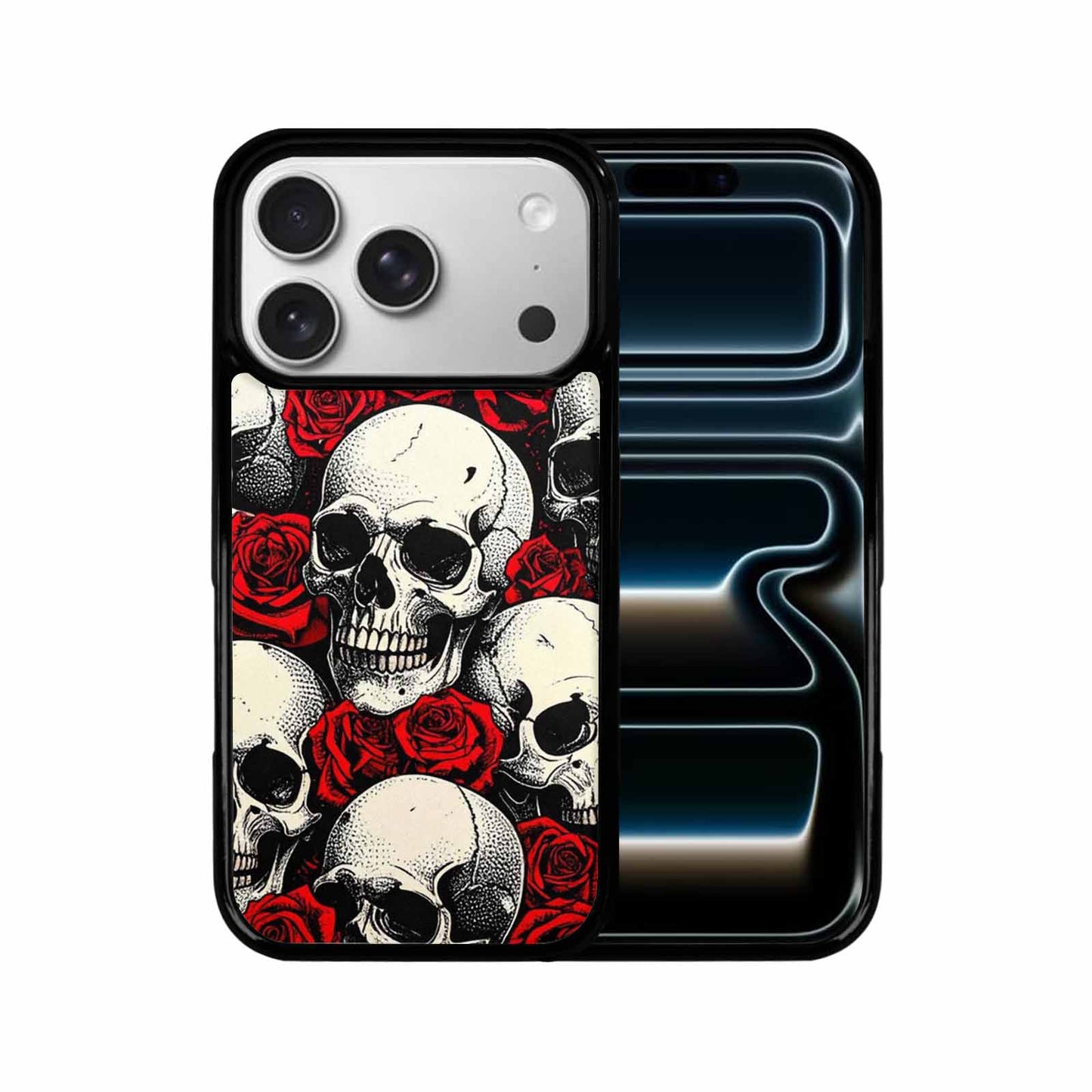 iPhone 17 Pro Case — Skull Dark Art Gothic Print Gothic, Custom Designed Case Cover