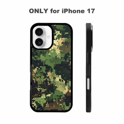 iPhone 17 Case — Small Military Camouflage Blotch Camo, Custom Made Phone Cover