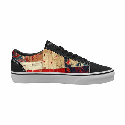 MEN'S American Flag Stars Canvas Lace-Up Surreal Shoes