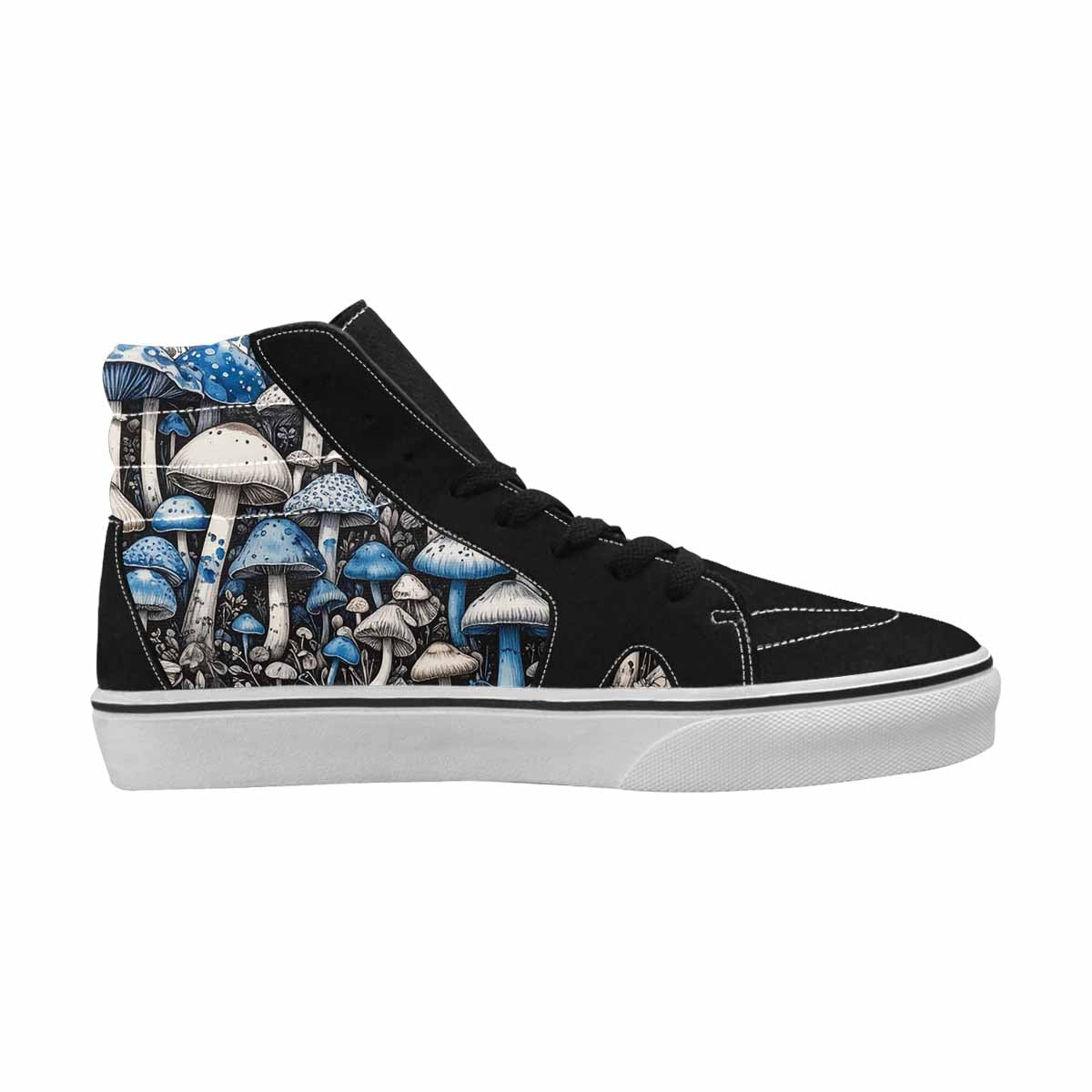 MEN'S Mushrooms (general) High Top Canvas Aesthetic Custom Shoes