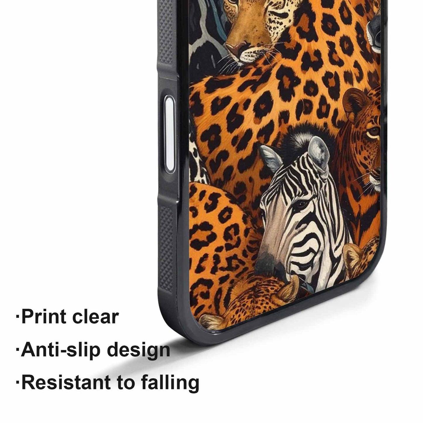 iPhone 17 Pro Case — Small Animal Print Pattern Randomly Animal, Personalized Phone Case