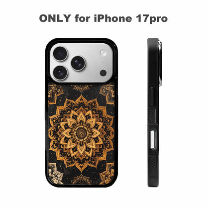 iPhone 17 Pro Case — Small Mandala Pattern Randomly Varying Floral, Custom Phone Case