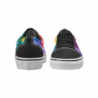 WOMEN'S Tie Dye Swirls Tie Lace-Up Canvas Y2K Custom Shoes