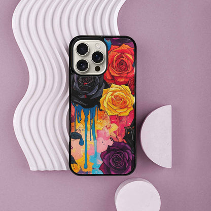 iPhone 16 Pro Max Case — Gothic Rose Gothic Roses Pattern Hundreds, Unique Phone Case Design