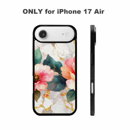 iPhone 17 Air Case — Marble Floral Art Seamless Pattern Floral, Custom Phone Case