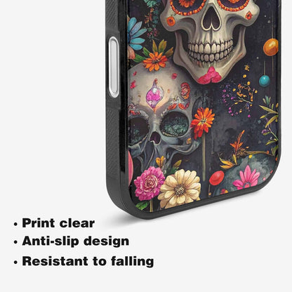 iPhone 16 Case — Greyscale Black And White Dark Black, Custom Made Phone Cover