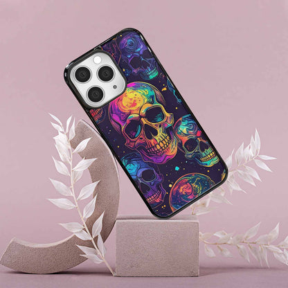 iPhone 15 Pro Max Case — Galaxy Skulls, Original Design Phone Case
