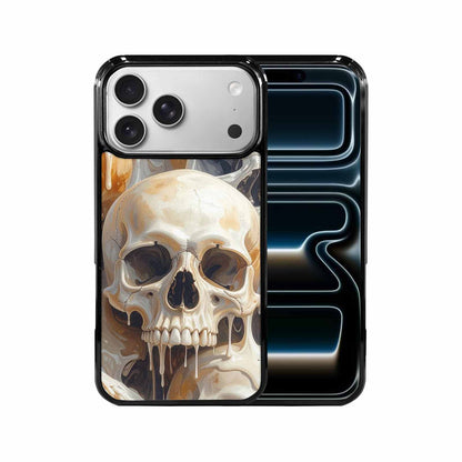 iPhone 17 Pro Max Case — Seamless Tileable Pattern Of Gothic Skulls, Personalized Phone Case