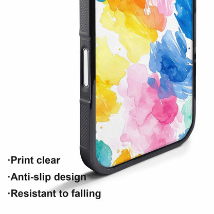iPhone 17 Pro Case — Trans Strong Watercolor Seamless Pattern Watercolor, Custom Art Phone Cover
