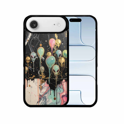 iPhone 17 Air Case — Aliens Marblemelting Aliens Pa Alien Scifi, Unique Phone Case Design