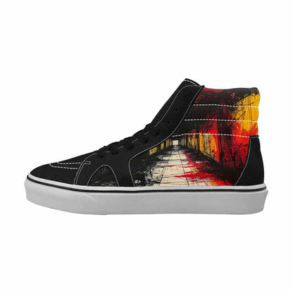 MEN'S Liminal Space Fragment High Top Canvas Grunge Custom Shoes