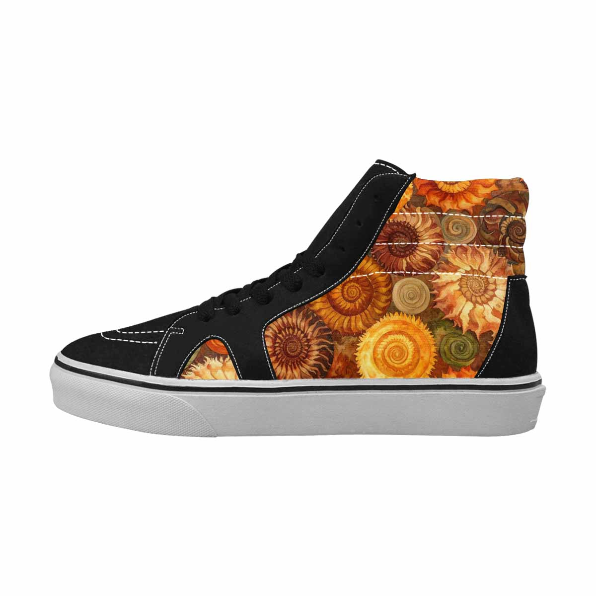 WOMEN'S Tie Dye - High Top Canvas Grunge Custom Shoes