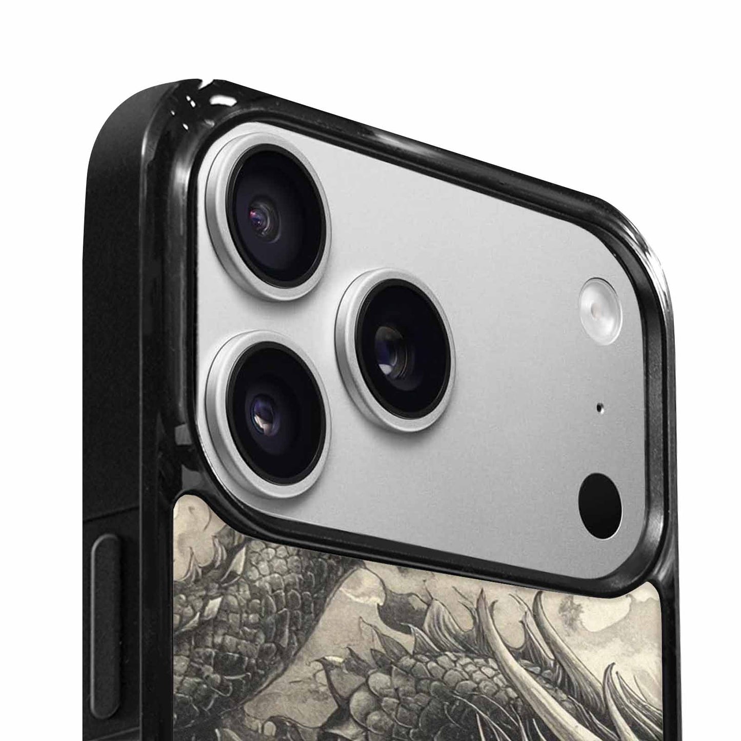 iPhone 17 Pro Max Case — Retro Dragons Flame Retro Vintage, Original Design Phone Case