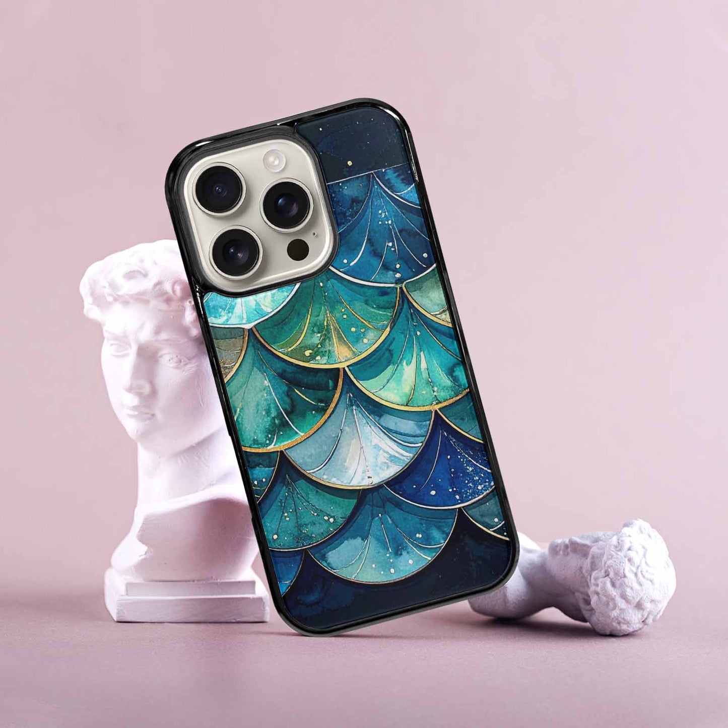 iPhone 16 Pro Case — Mermaid Scale, Custom Print Case Cover