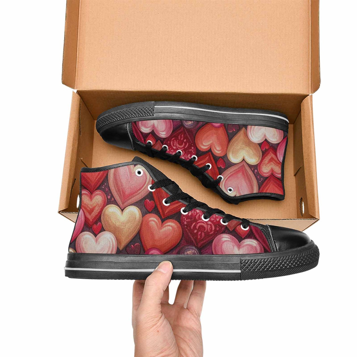 MEN'S No Words Or High Top Canvas Vivid Sneakers