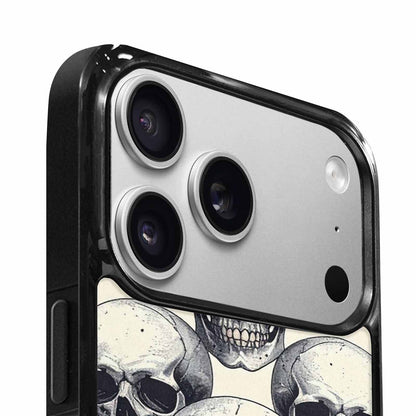iPhone 17 Pro Max Case — Skull Dark Art Gothic Print Gothic, Personalized Phone Case