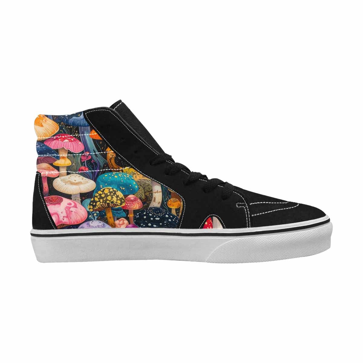 MEN'S Mushrooms High Top Canvas Surreal Shoes