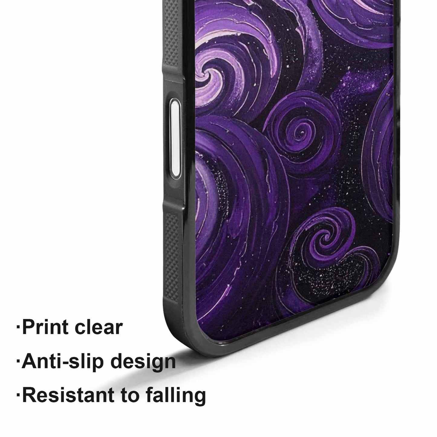 iPhone 17 Case — Seamless Repeating Pattern Of Galaxy Space, Custom Made Phone Cover