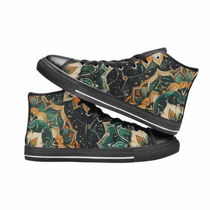 WOMEN'S Mandala High Top Canvas Dreamcore Sneakers