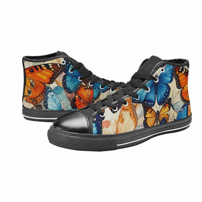 MEN'S Butterfly Wing High Top Canvas Cottagecore Shoes
