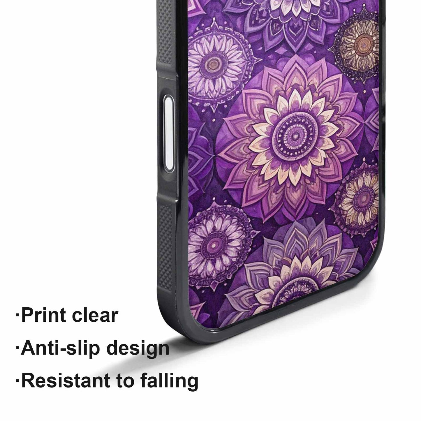 iPhone 17 Pro Max Case — Small Mandala Pattern, Randomly Floral, Original Design Phone Case