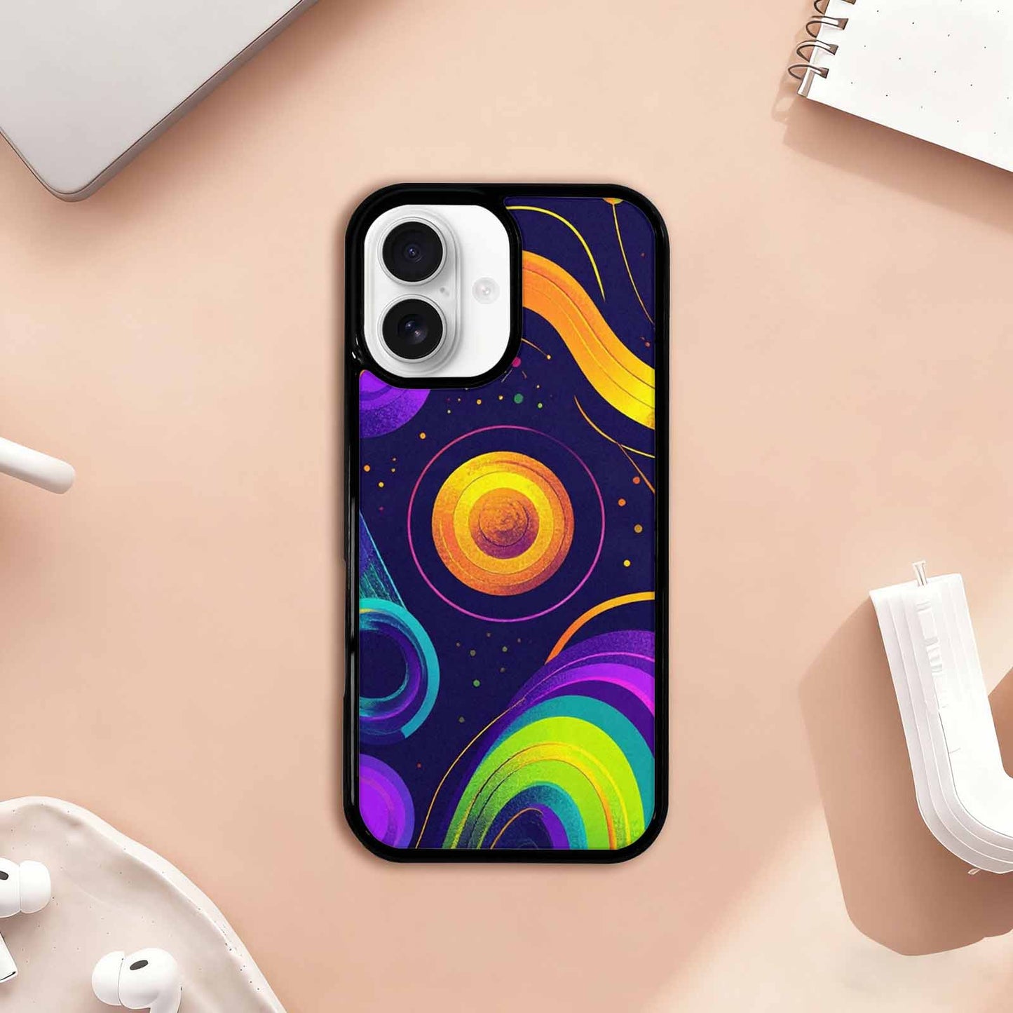 iPhone 17 Case — Disco Cartoon Art Pattern Cartoon Cute, Custom Designed Case Cover