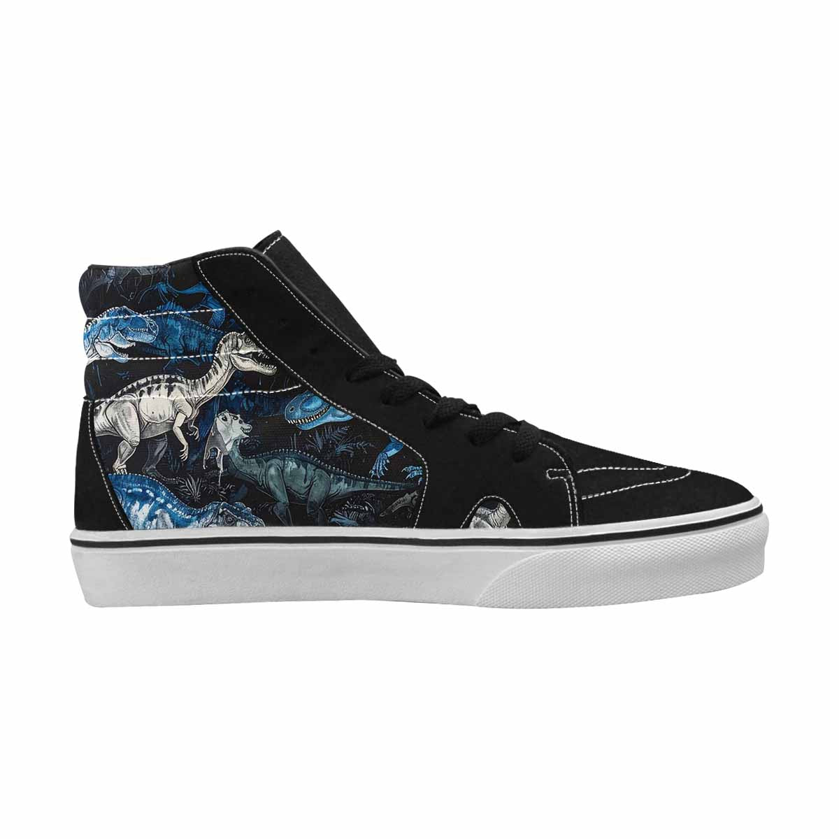 MEN'S Dinosaur Burst High Top Canvas Aesthetic Custom Shoes