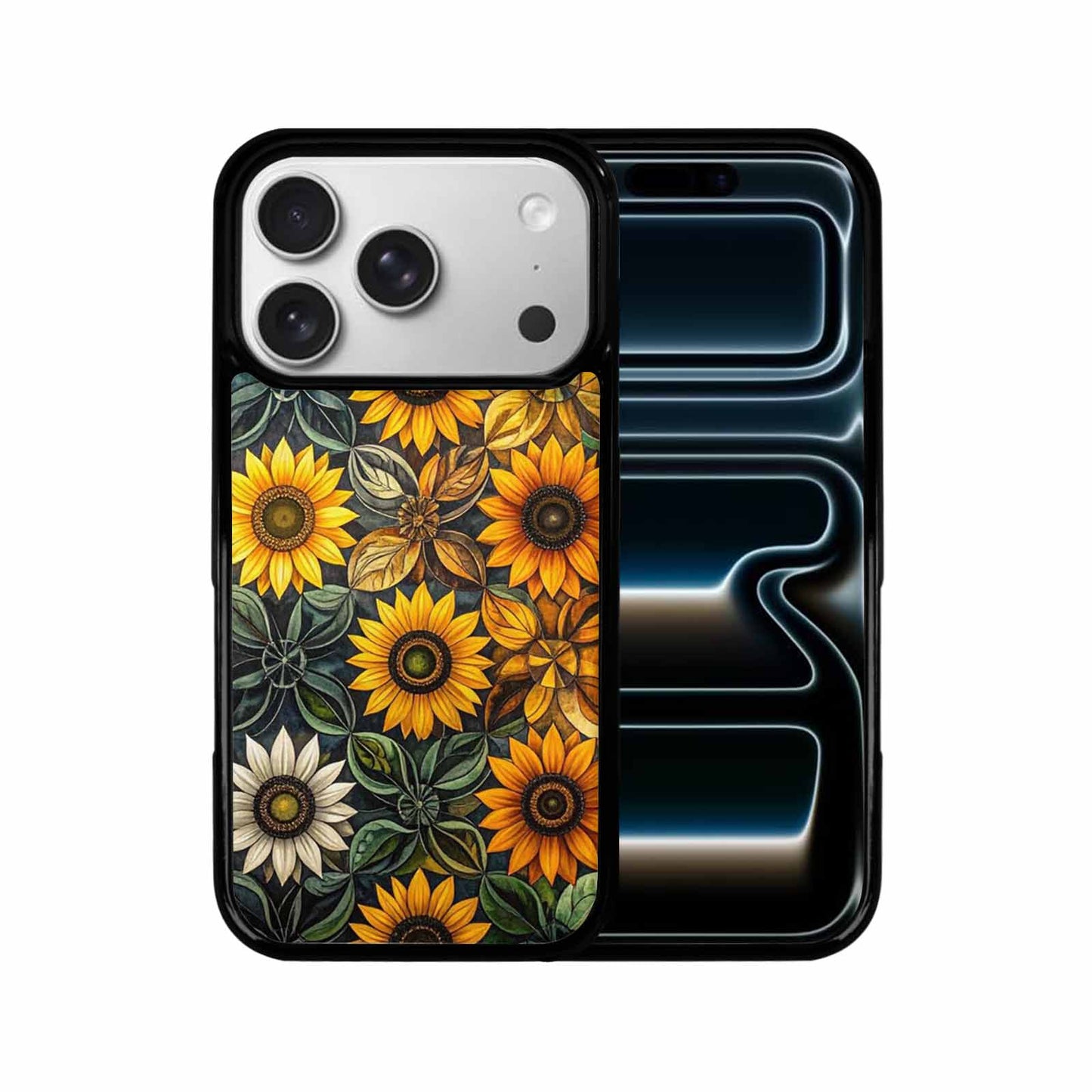 iPhone 17 Pro Case — Blend Melt Them Together Small Floral, Unique Phone Case Design