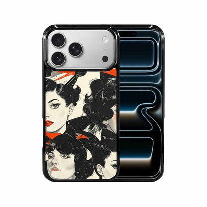 iPhone 17 Pro Max Case — Seamless Repeating Pattern Of Retro Vintage, Customized Protective Case