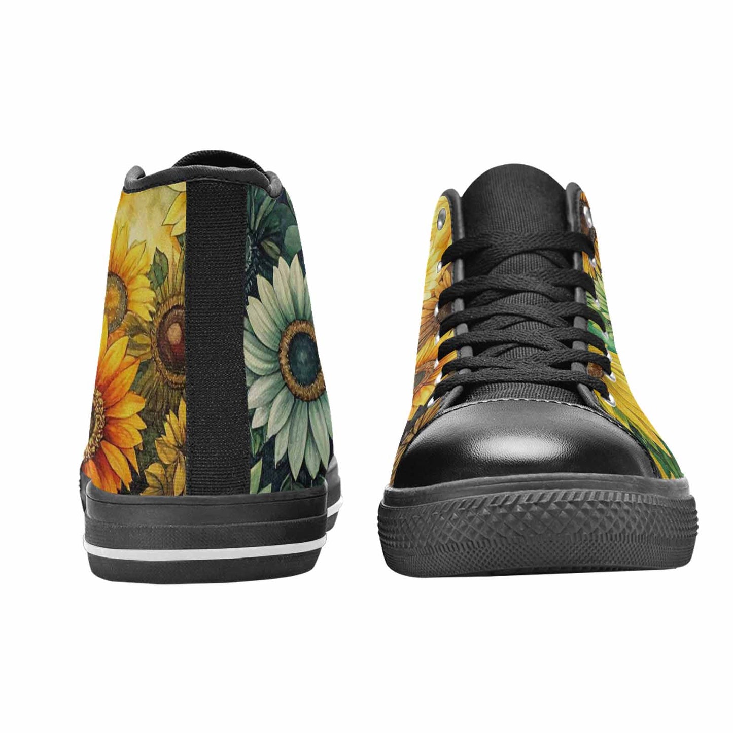 WOMEN'S Sunflower High Top Canvas Y2K Sneakers