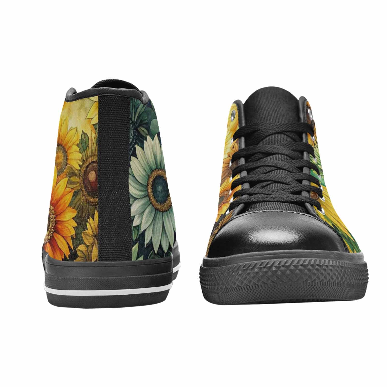 WOMEN'S Sunflower High Top Canvas Y2K Sneakers