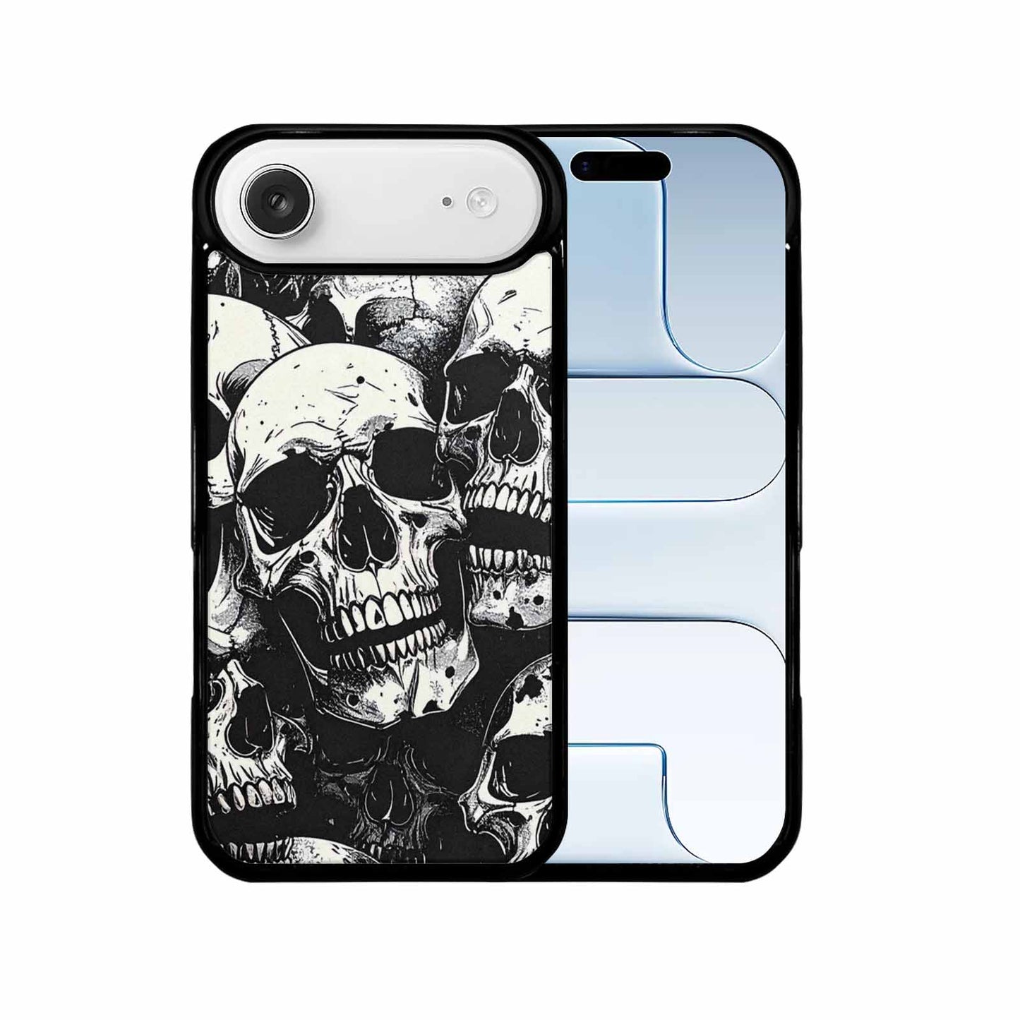 iPhone 17 Air Case — Skull Dark Art Gothic Print Gothic, Customized Protective Case