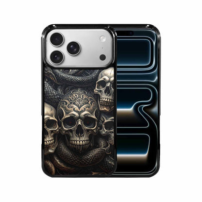 iPhone 17 Pro Max Case — Skull Dark Art Gothic Print Gothic, Custom Print Case Cover