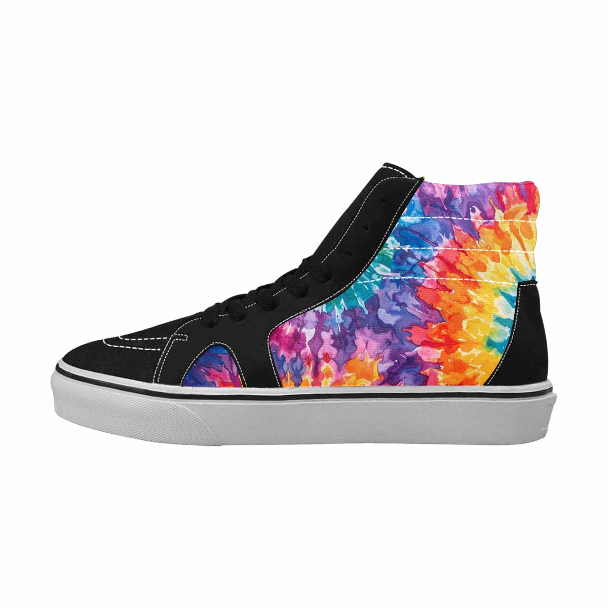 MEN'S Tie High Top Canvas Cottagecore Sneakers