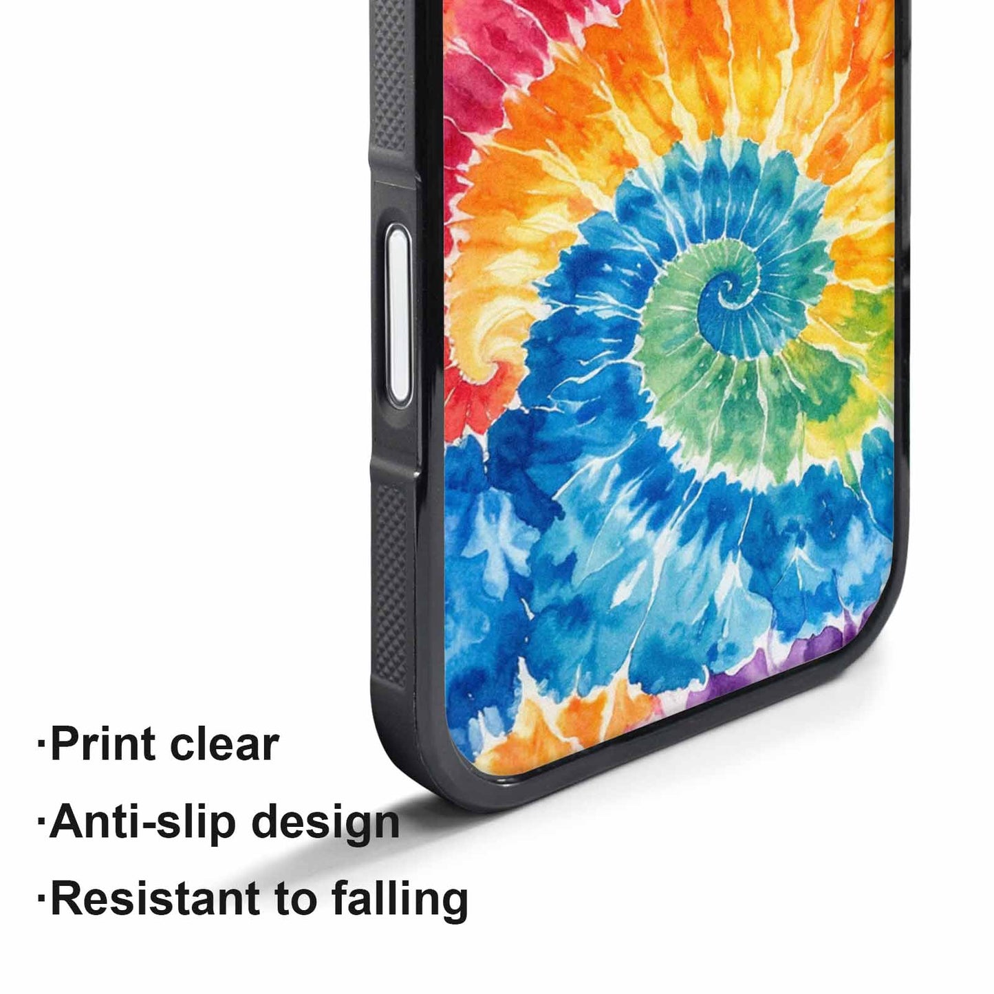 iPhone 17 Air Case — Small Tie Dye Swirl Pattern Tie, Custom Made Phone Cover