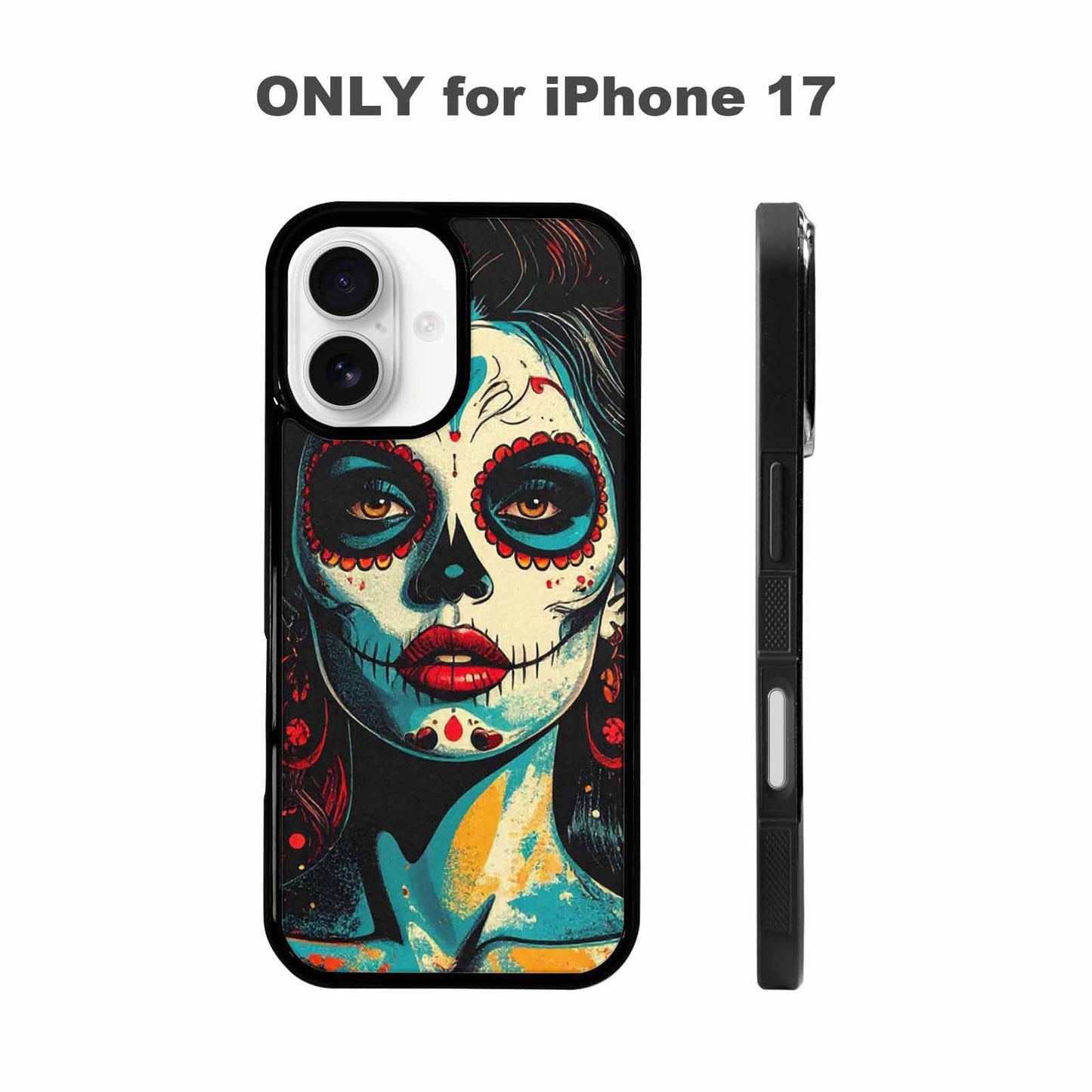 iPhone 17 Case — Skull Dark Art Gothic Print Gothic, Custom Art Phone Cover