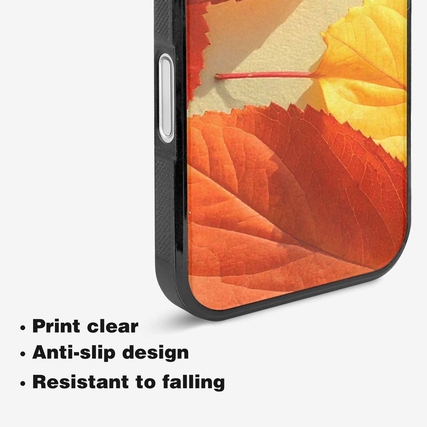 iPhone 16 Case — Autumn Leaves, Custom Printed Phone Case