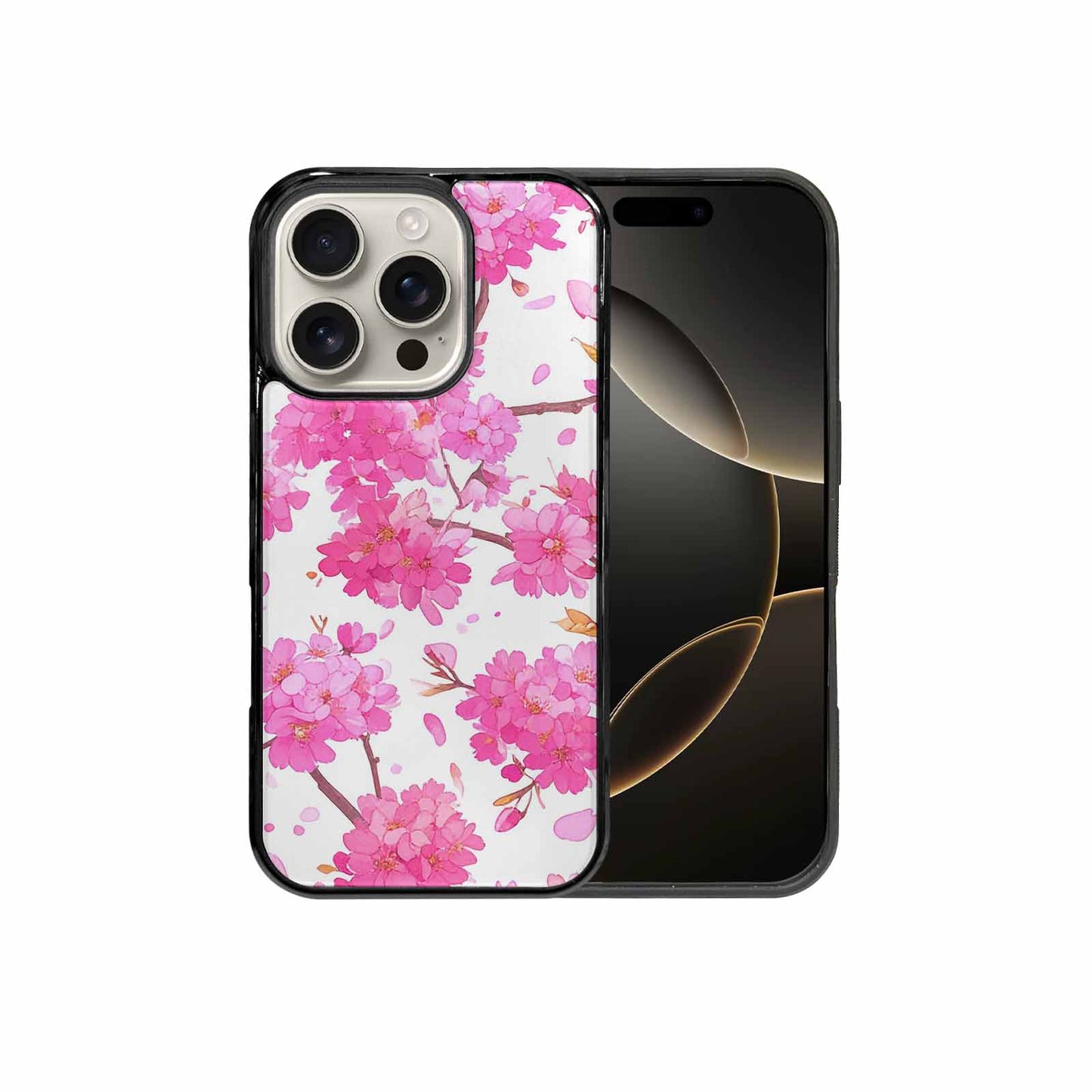 iPhone 16 Pro Case — Cherry Blossom Branch Cherry Blo, Personalized Phone Case