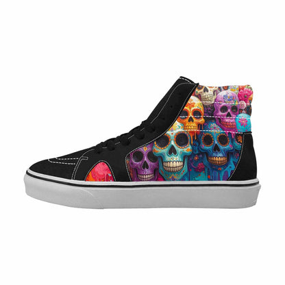 MEN'S Sugar Skulls Melting Sugar High Top Canvas Dreamlike Shoes