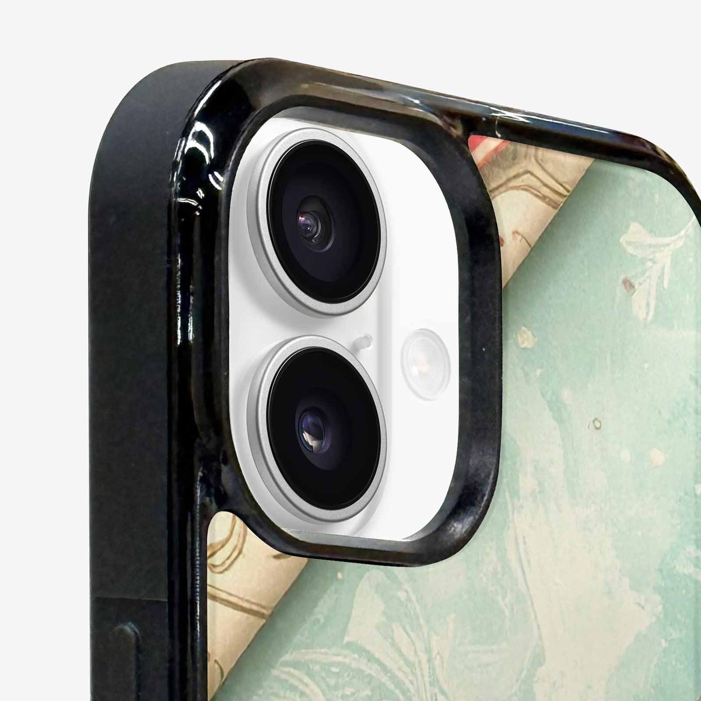 iPhone 16 Case — Christmas Wrapping Paper Pattern Art Wallpaper, Custom Printed Phone Case