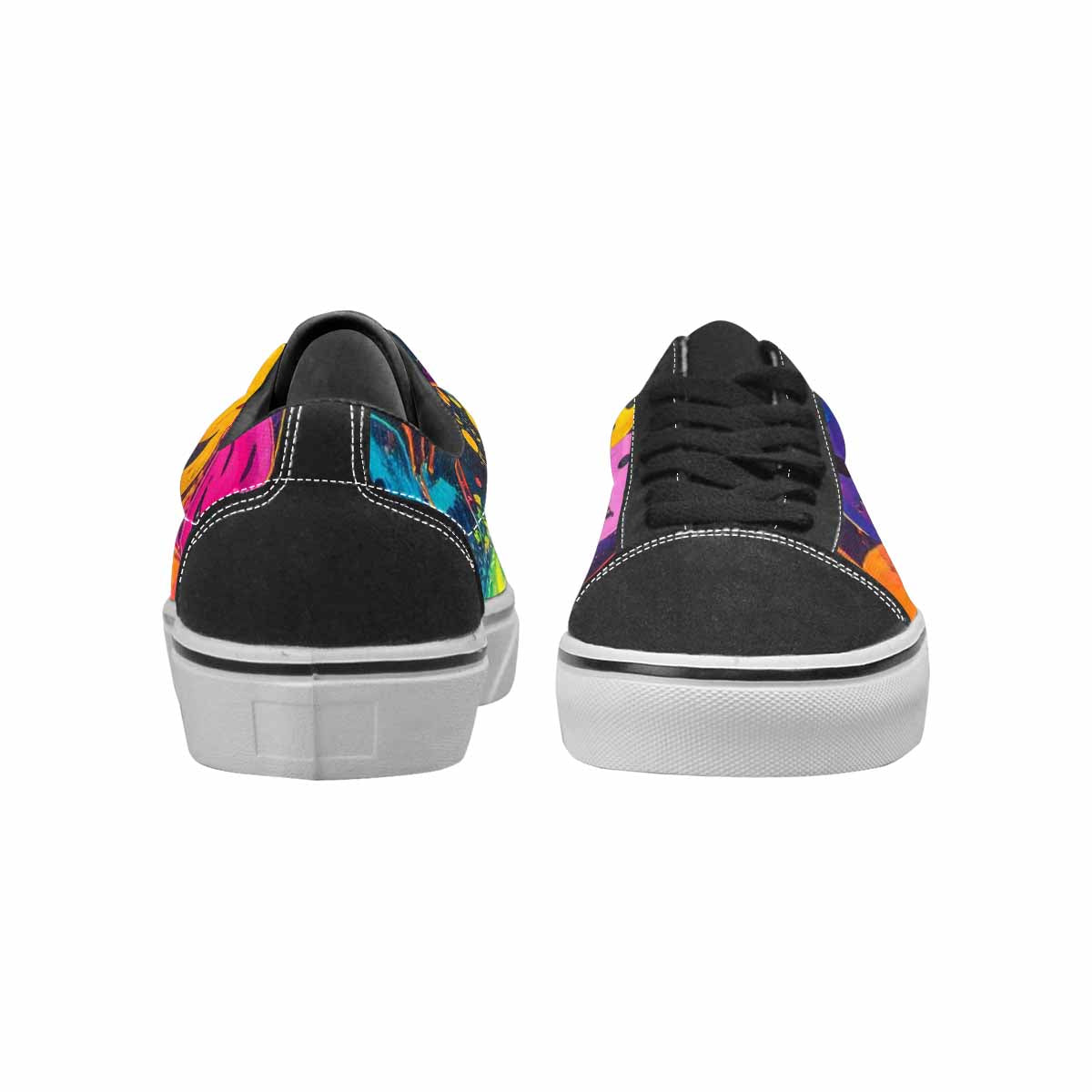 WOMEN'S Smiley Faces  Glow Lace-Up Canvas Dreamcore Shoes