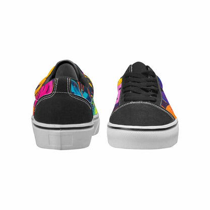 WOMEN'S Smiley Faces  Glow Lace-Up Canvas Dreamcore Shoes