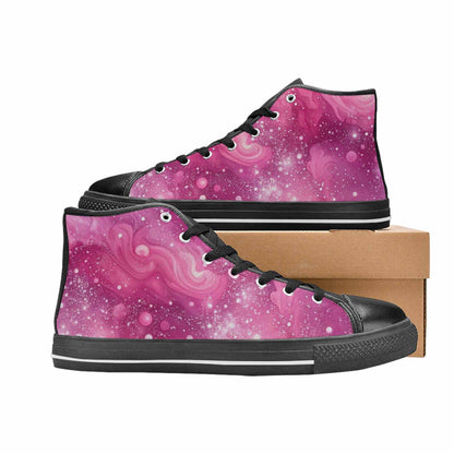 MEN'S Galaxy Art - High Top Canvas Y2K Sneakers