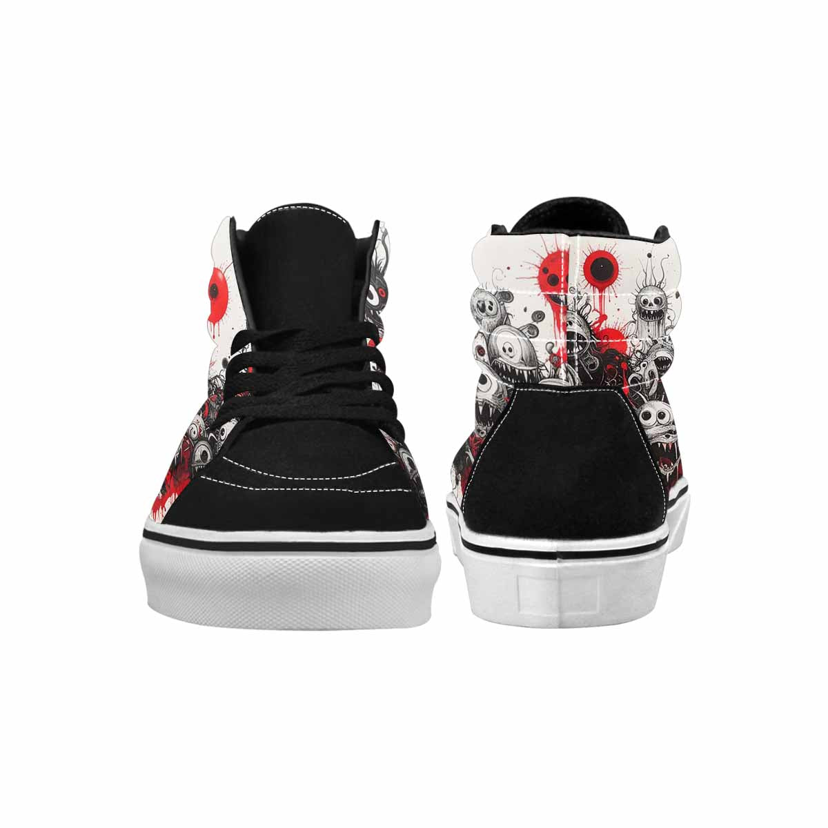 MEN'S Multi High Top Canvas Neon Fantasy Custom Shoes