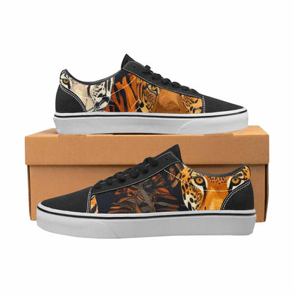 MEN'S Animal Print Canvas Lace-Up Cottagecore Sneakers