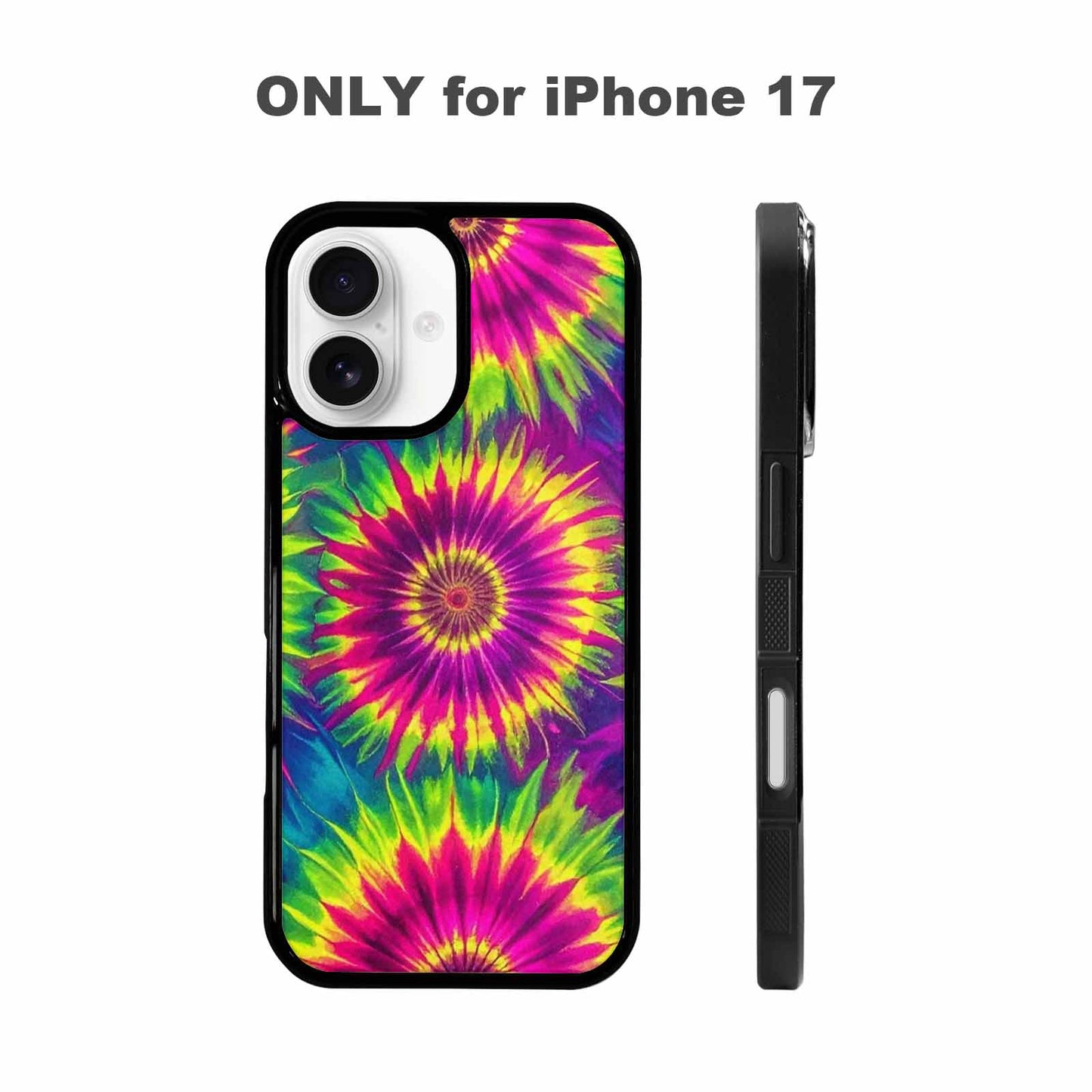iPhone 17 Case — Tie Dye Neon Acid Tie Dye, Original Design Phone Case