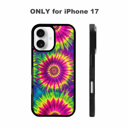 iPhone 17 Case — Tie Dye Neon Acid Tie Dye, Original Design Phone Case