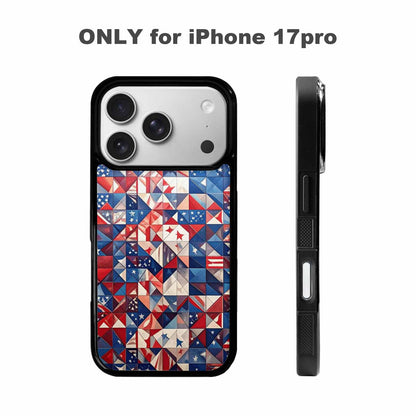 iPhone 17 Pro Case — Small American Flag Stars And Galaxy, Custom Art Phone Cover